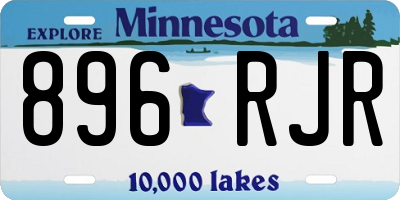 MN license plate 896RJR