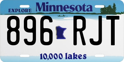 MN license plate 896RJT