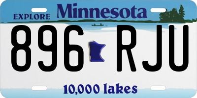 MN license plate 896RJU