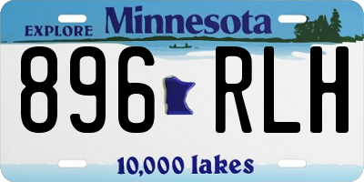 MN license plate 896RLH