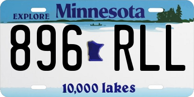 MN license plate 896RLL