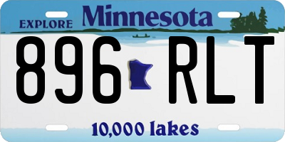 MN license plate 896RLT