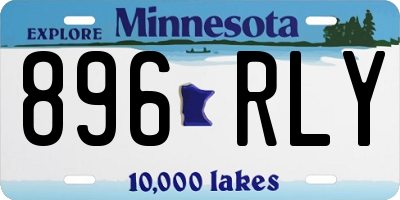 MN license plate 896RLY