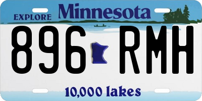 MN license plate 896RMH