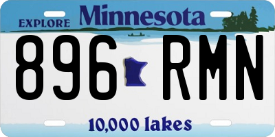 MN license plate 896RMN