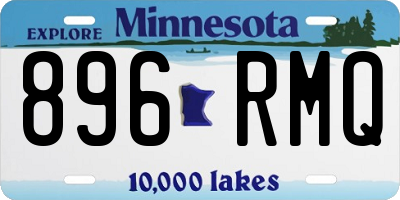 MN license plate 896RMQ