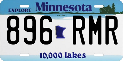 MN license plate 896RMR