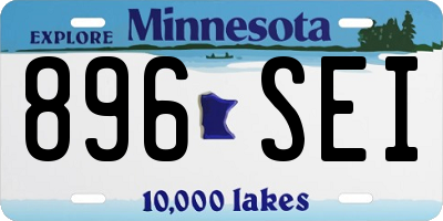 MN license plate 896SEI