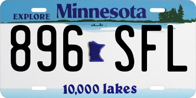 MN license plate 896SFL