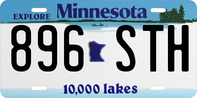 MN license plate 896STH