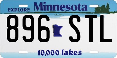 MN license plate 896STL