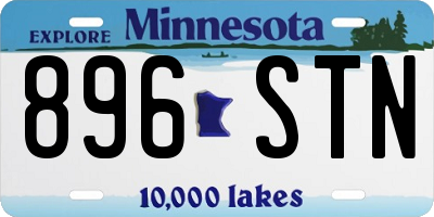 MN license plate 896STN