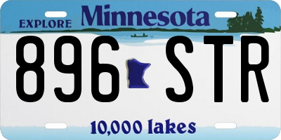 MN license plate 896STR