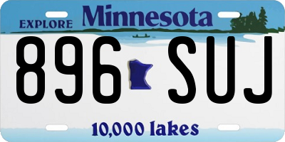 MN license plate 896SUJ