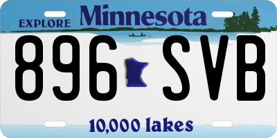 MN license plate 896SVB