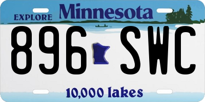 MN license plate 896SWC