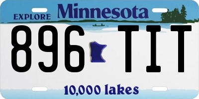 MN license plate 896TIT