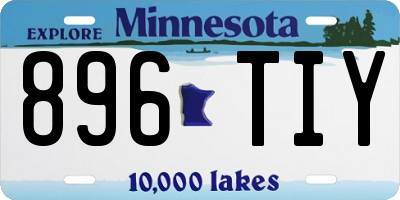MN license plate 896TIY