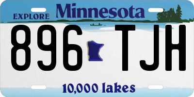 MN license plate 896TJH