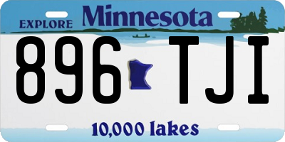 MN license plate 896TJI