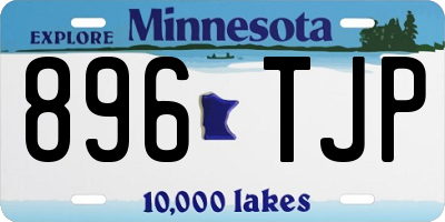 MN license plate 896TJP