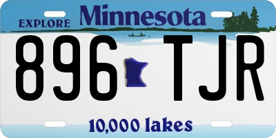 MN license plate 896TJR