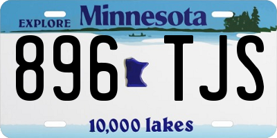 MN license plate 896TJS