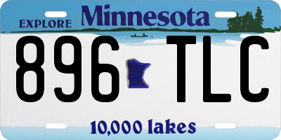 MN license plate 896TLC