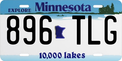 MN license plate 896TLG