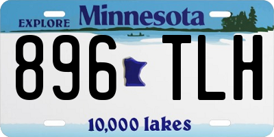 MN license plate 896TLH