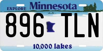 MN license plate 896TLN