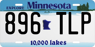 MN license plate 896TLP