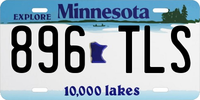 MN license plate 896TLS