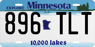 MN license plate 896TLT