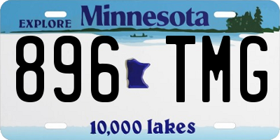 MN license plate 896TMG