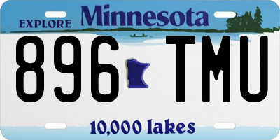 MN license plate 896TMU