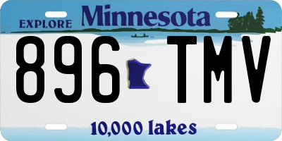 MN license plate 896TMV