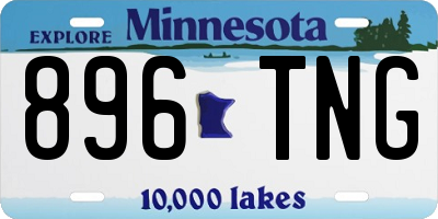 MN license plate 896TNG