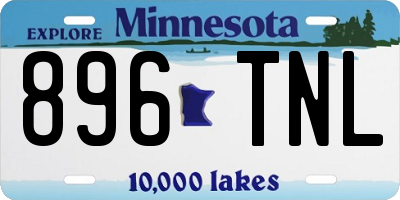 MN license plate 896TNL