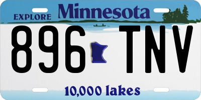 MN license plate 896TNV