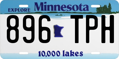 MN license plate 896TPH