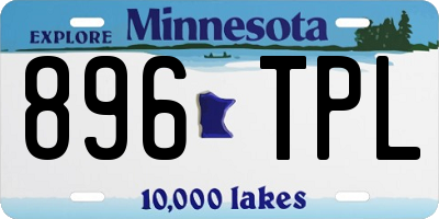 MN license plate 896TPL