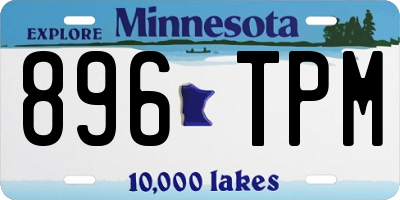 MN license plate 896TPM