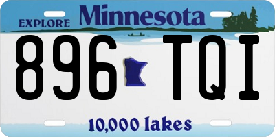 MN license plate 896TQI