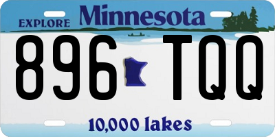 MN license plate 896TQQ