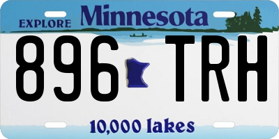 MN license plate 896TRH