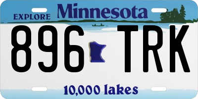 MN license plate 896TRK