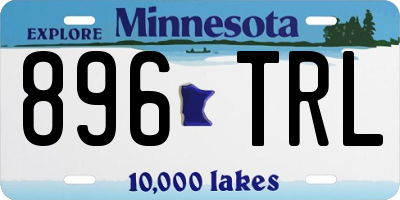 MN license plate 896TRL
