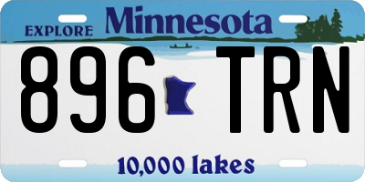 MN license plate 896TRN