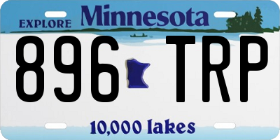 MN license plate 896TRP